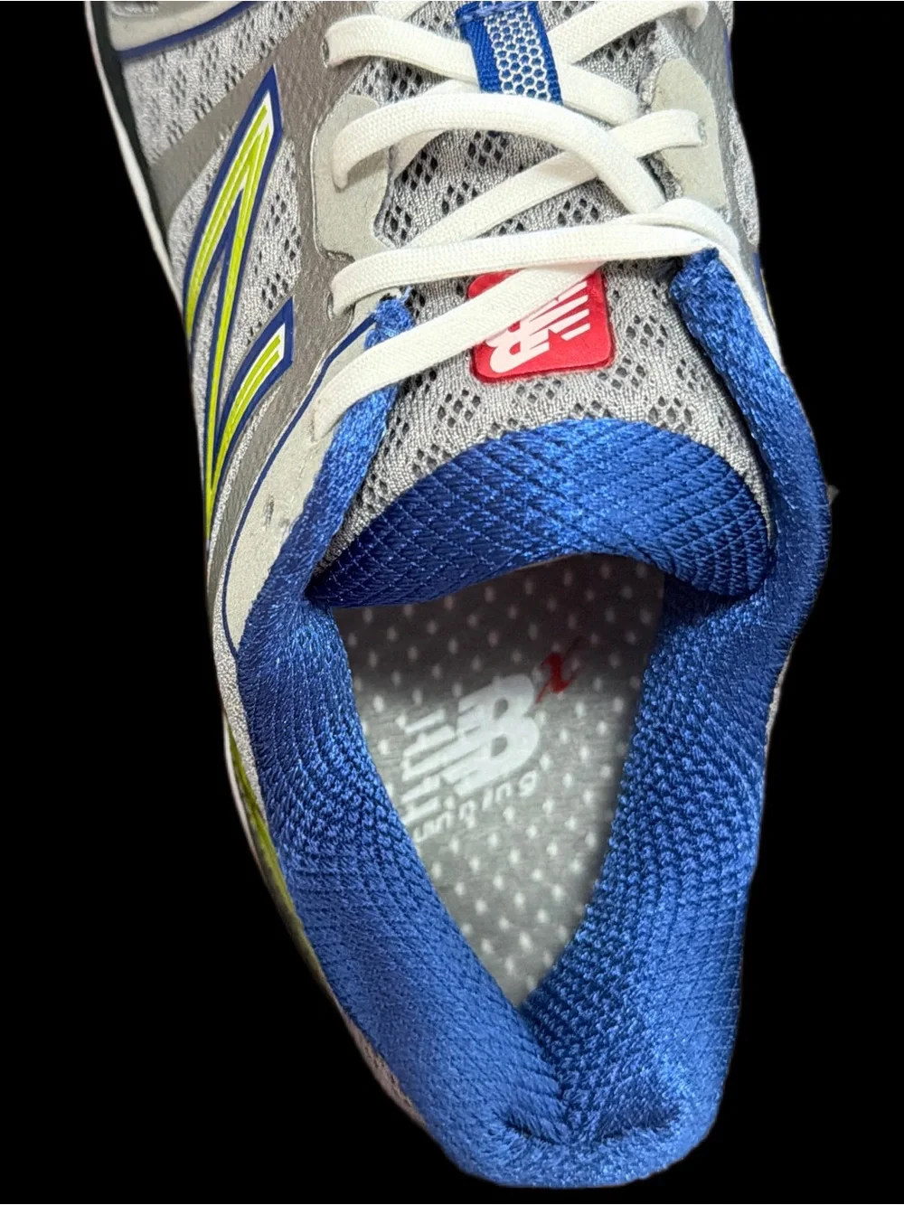 New Balance 890 Men’s size 10.5 Gray / Blue Mesh Running Shoes *NEW*